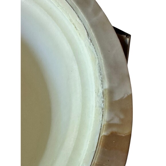 MCM Faux Marble Morgan &Co Ice Bucket | Vintage Bucket Brigade Barware - Picture 5 of 7